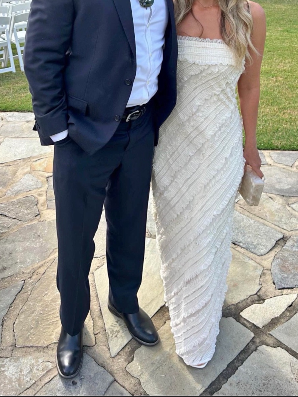 Endless Rose strapless dress- size M